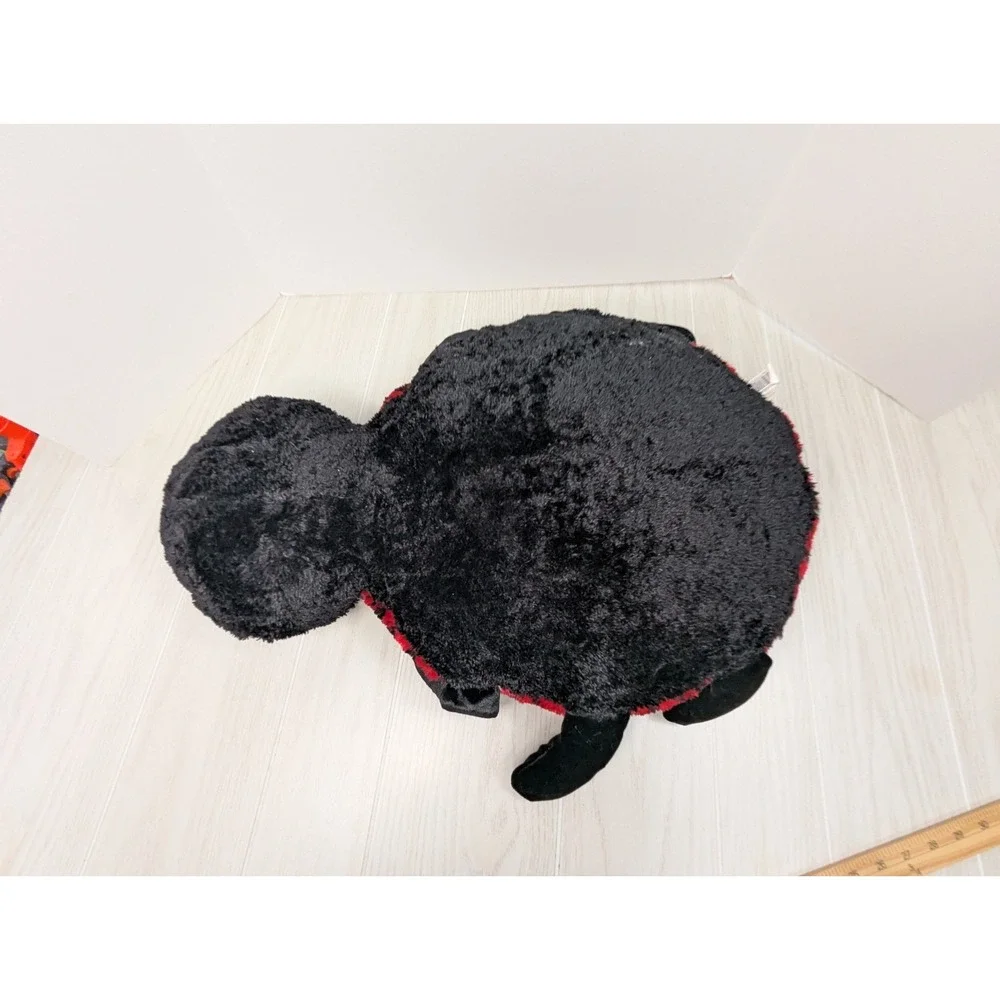 Dandee Large Ladybug Pillow Plush heart eyes cheeks round body - Picture 8 of 9